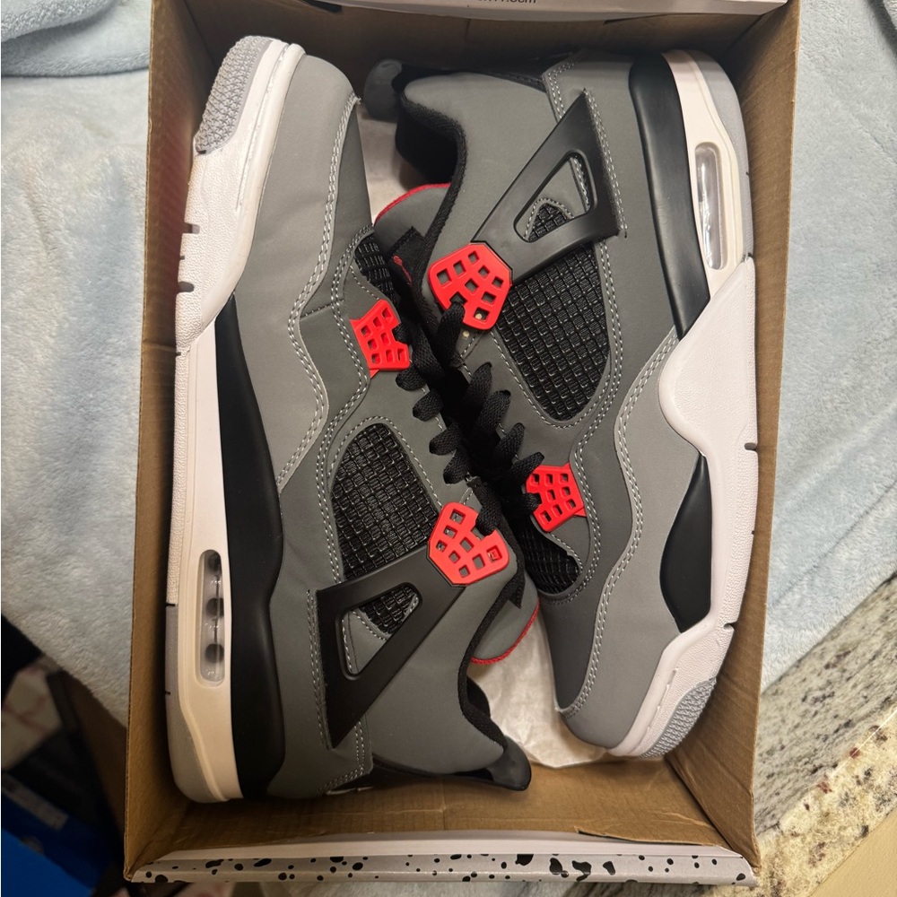 Jordan 4 infrared high end reps.  Size 10